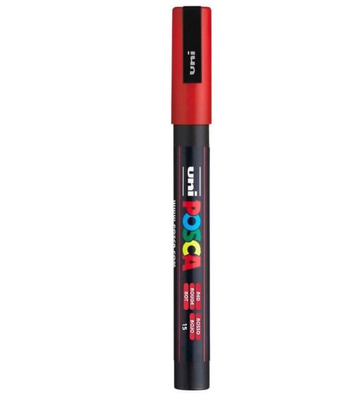 Posca tusser rød PC-3M