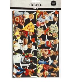 Glansbilleder med nostalgiske børn