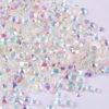 Iriserende klare rhinsten 2mm