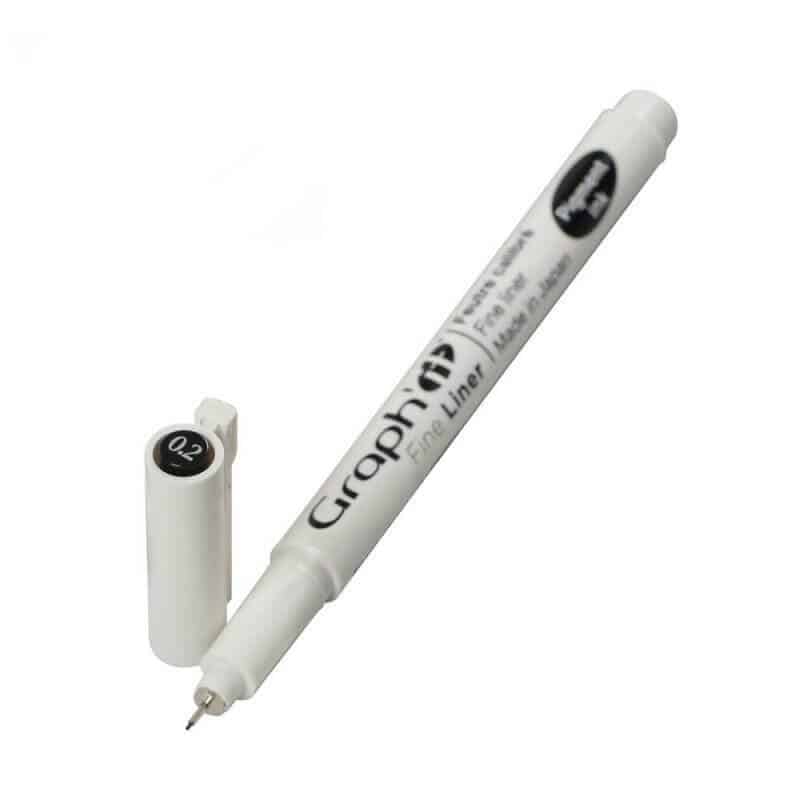 Graph'it Fine Liners tusser sort 0,2mm