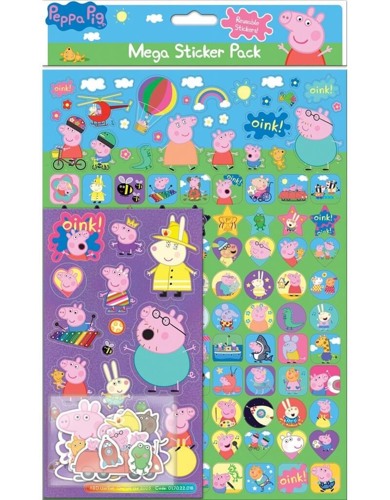 Gurli_Gris_mega-stickers-pakke