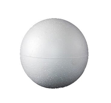 Styropor kugle 12 cm
