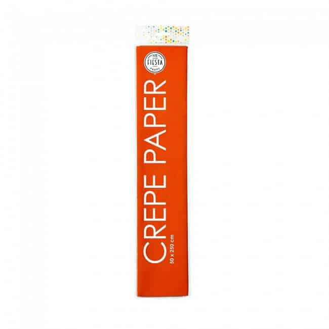 Crepe papir 50x250cm orange