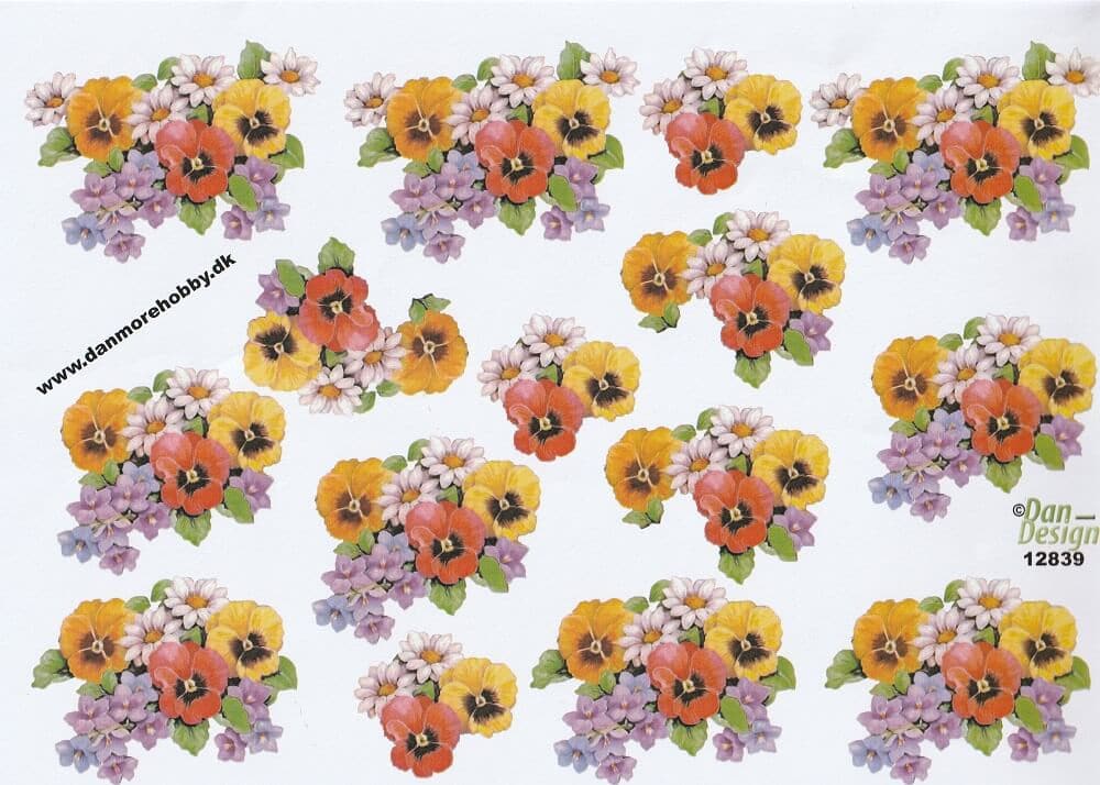 3D ark Dan Design 13760 blomst
