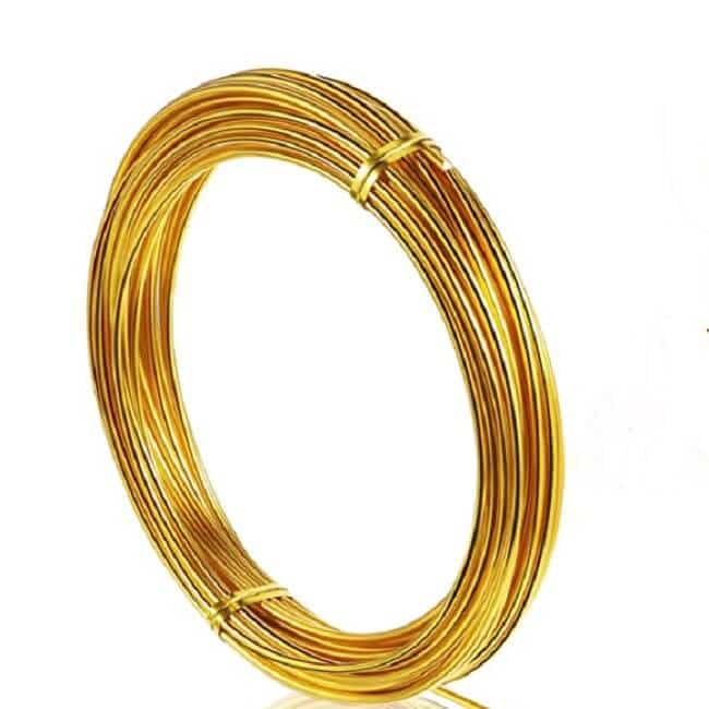 guld tråd wire 2mm x 4m