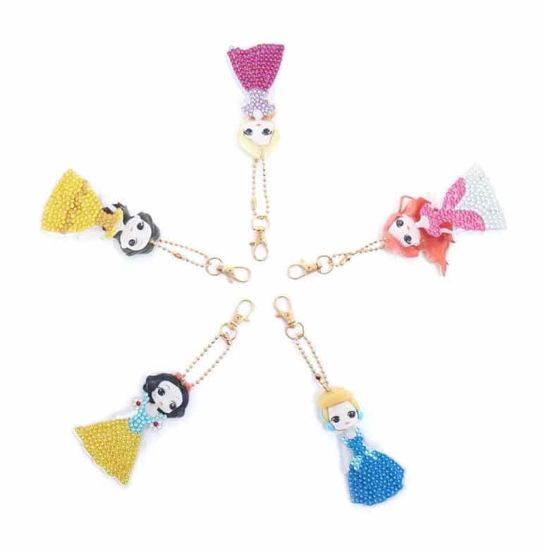 diamond-painting-nøgleringe-sæt-prinsesser