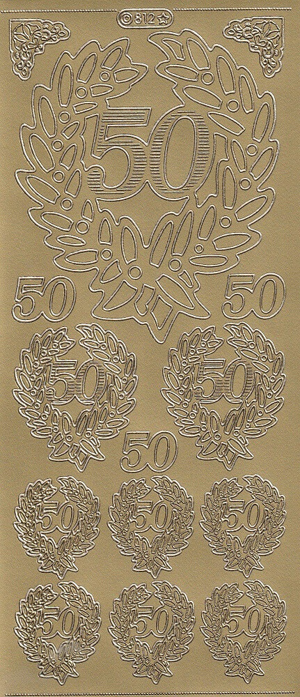 Stickers-50-år-guld