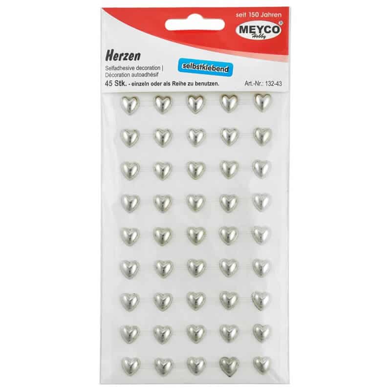 halvperler-selvklæbende-hjerter-sølv