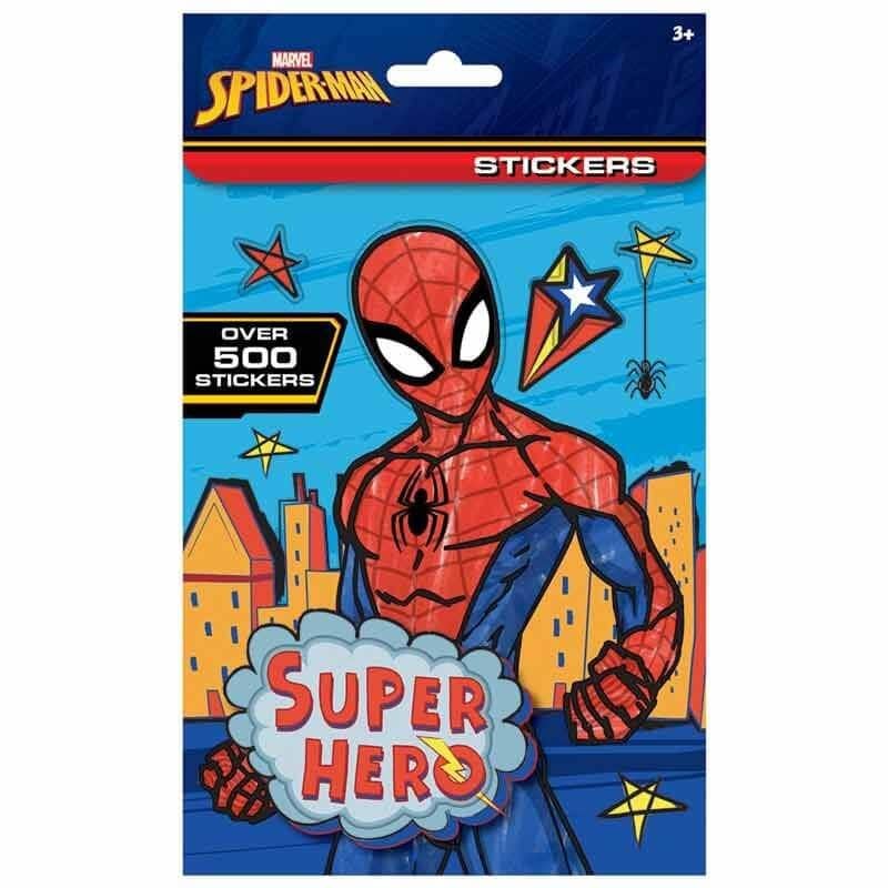 spiderman-mega-stickers-klistemærker-ark-500stk