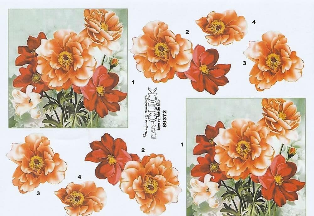 3D ark Dan Quick 89372 Blomster