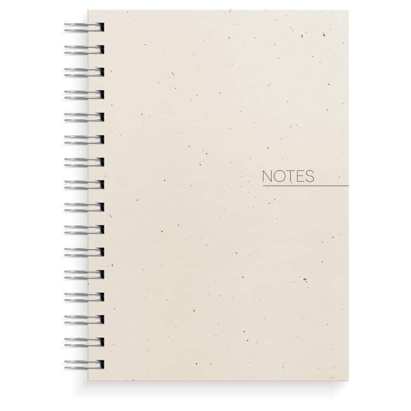 Mayland Notesbog, Notebook A5 beige, FSC