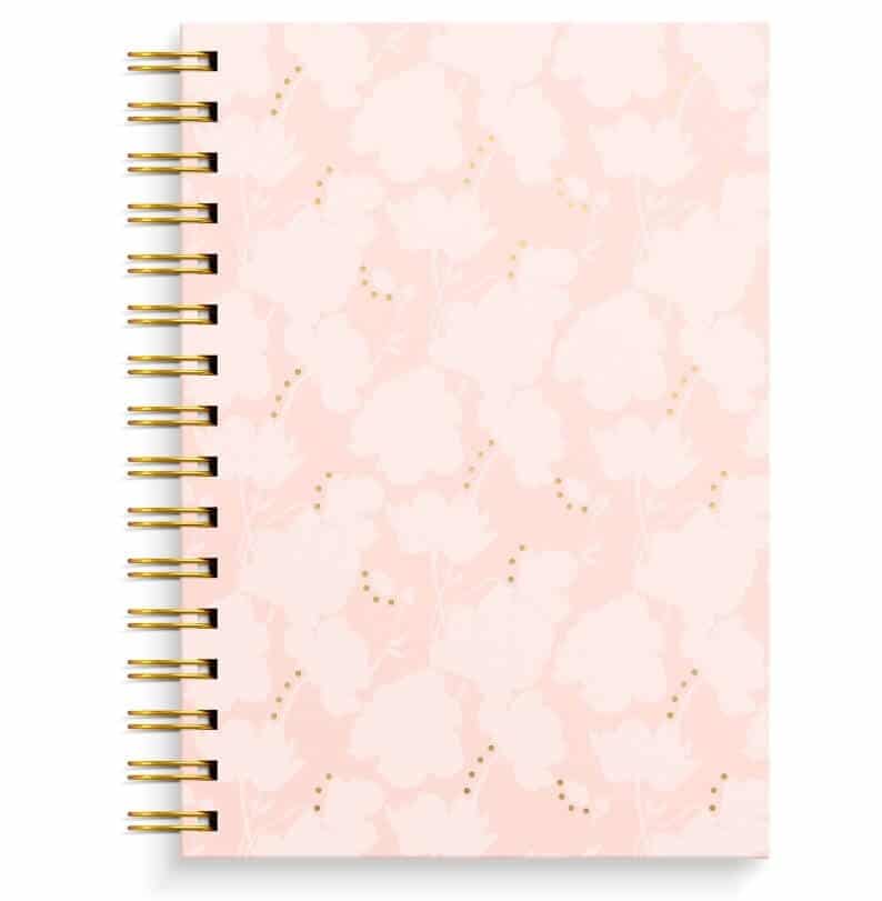 Mayland Notesbog, Notebook A5 Flower, FSC