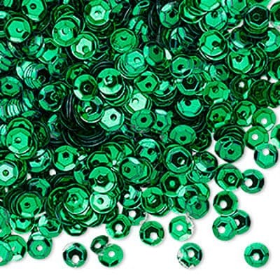 pailletter_grønne_6mm