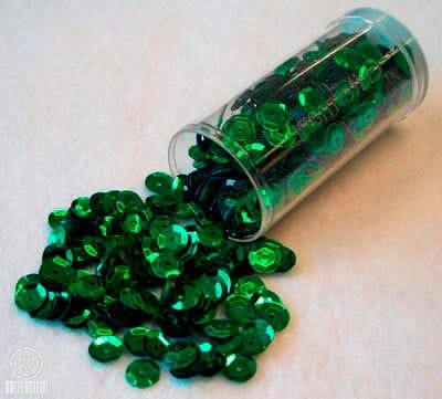 pailletter_grønne_6mm