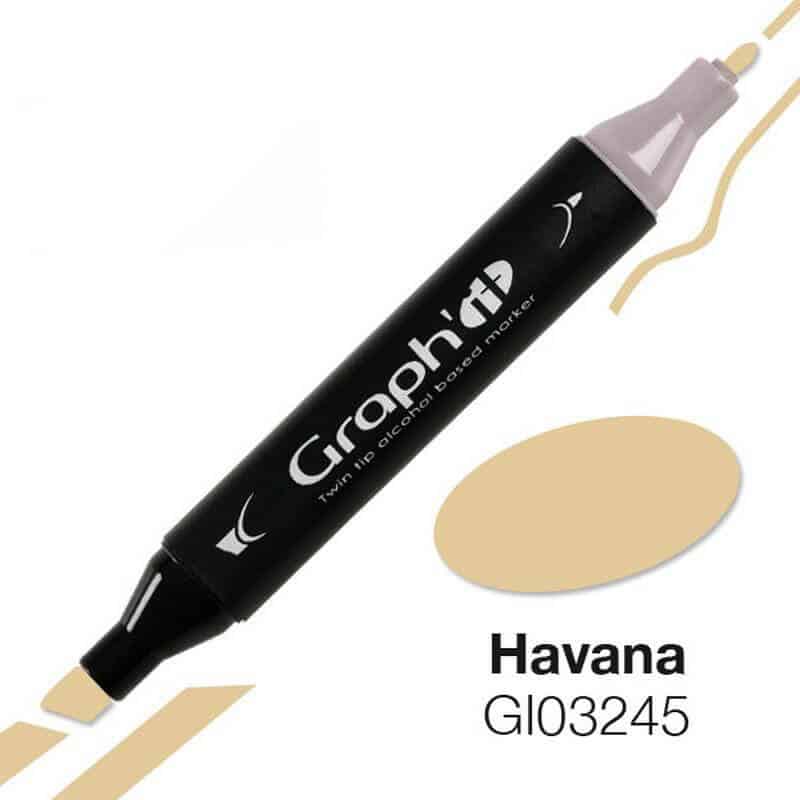 GRAPH'IT Twin Tip Marker GI03245 Havana tusser