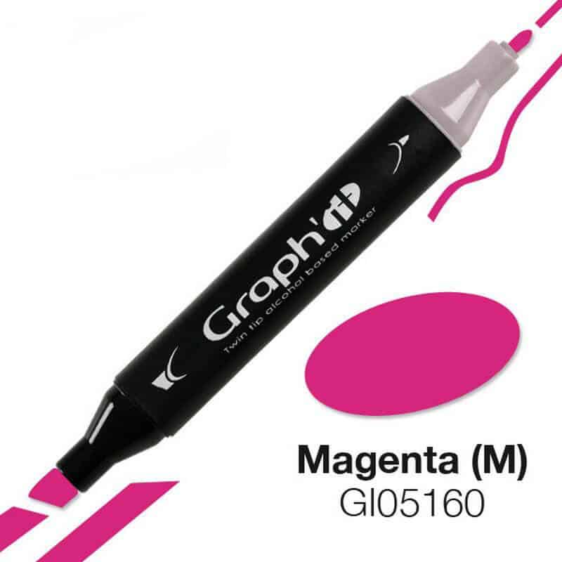 GRAPH'IT Twin Tip Marker GI05160 Magenta tusser