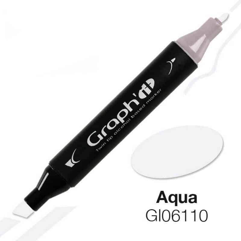 GRAPH'IT Twin Tip Marker GI06110 Aqua tusser
