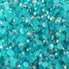 Rhinsten 2mm iriserende aqua blå