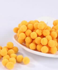 Pomponer kugler 15mm mørk gul