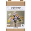 Crepepapir papirblomster DIY sæt