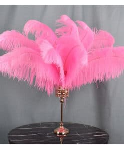 Strudsefjer lyserøde 30-35cm 1stk