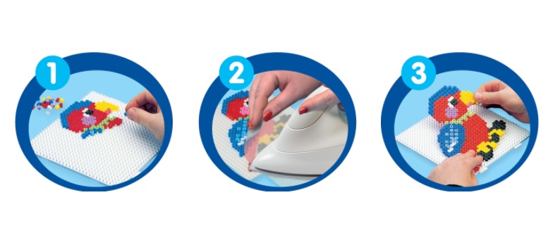 Strygning af perler på perleplade