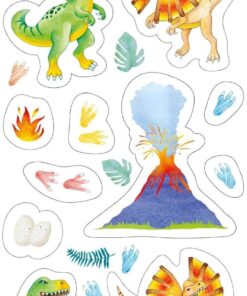 Faber Castell Grip 2001 farveblyanter akvarel Dinosaur metallic