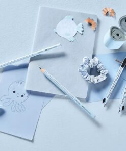 Faber Castell Viskelæderpen Grip 2001 lyseblå