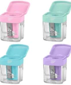 Faber Castell blyantspidser mini i pastel farver