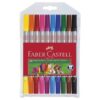 Faber Castell dobbelt tusser med tynd og tyk spids 10stk