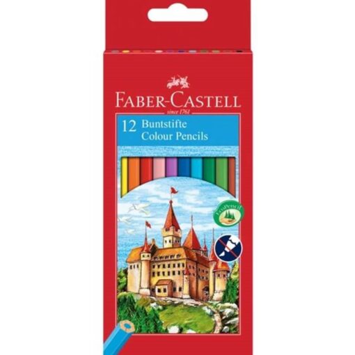 Faber Castell farveblyanter slot sekskantede 12stk