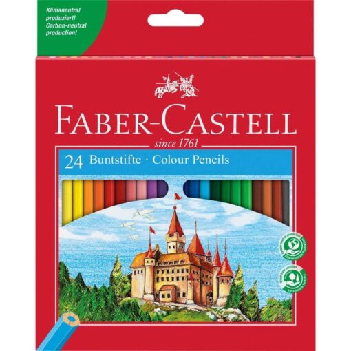 Faber Castell farveblyanter slot sekskantede 24stk