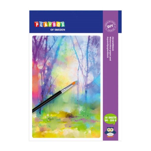Akvarelblok A4 200gr