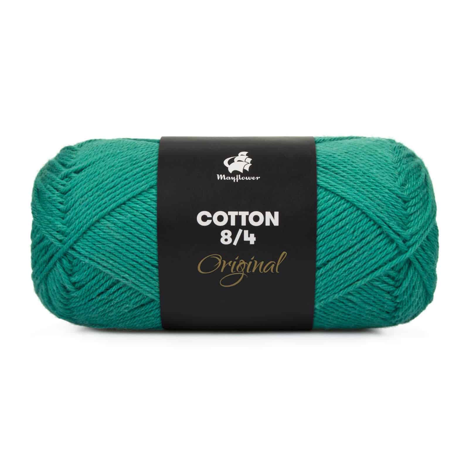 Mayflower garn Cotton 8-4 1429 petrolgrøn