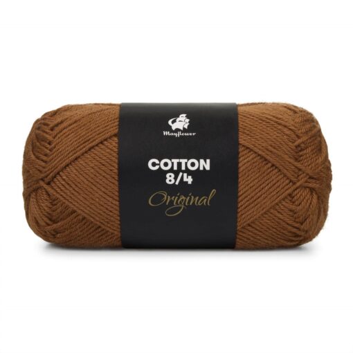 Mayflower garn Cotton 8-4 1432 brun