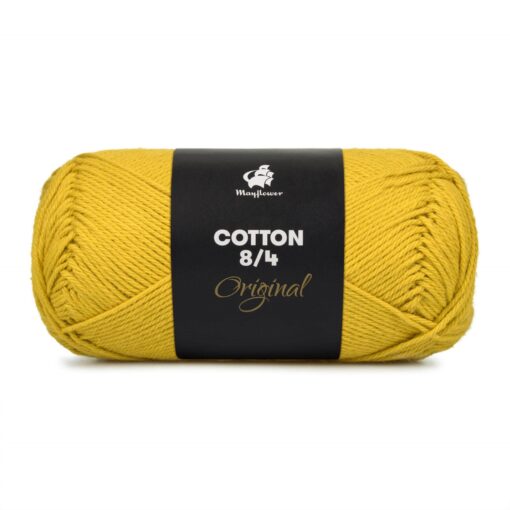 Mayflower garn Cotton 8/4 Sennepsgul 1435