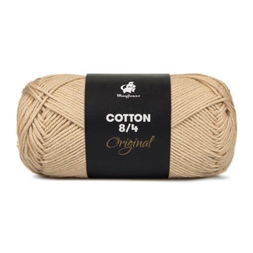 Mayflower garn Cotton 8/4 Beige 1438
