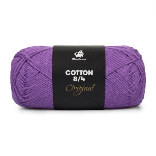 Mayflower garn Cotton 8/4 Lilla 1477