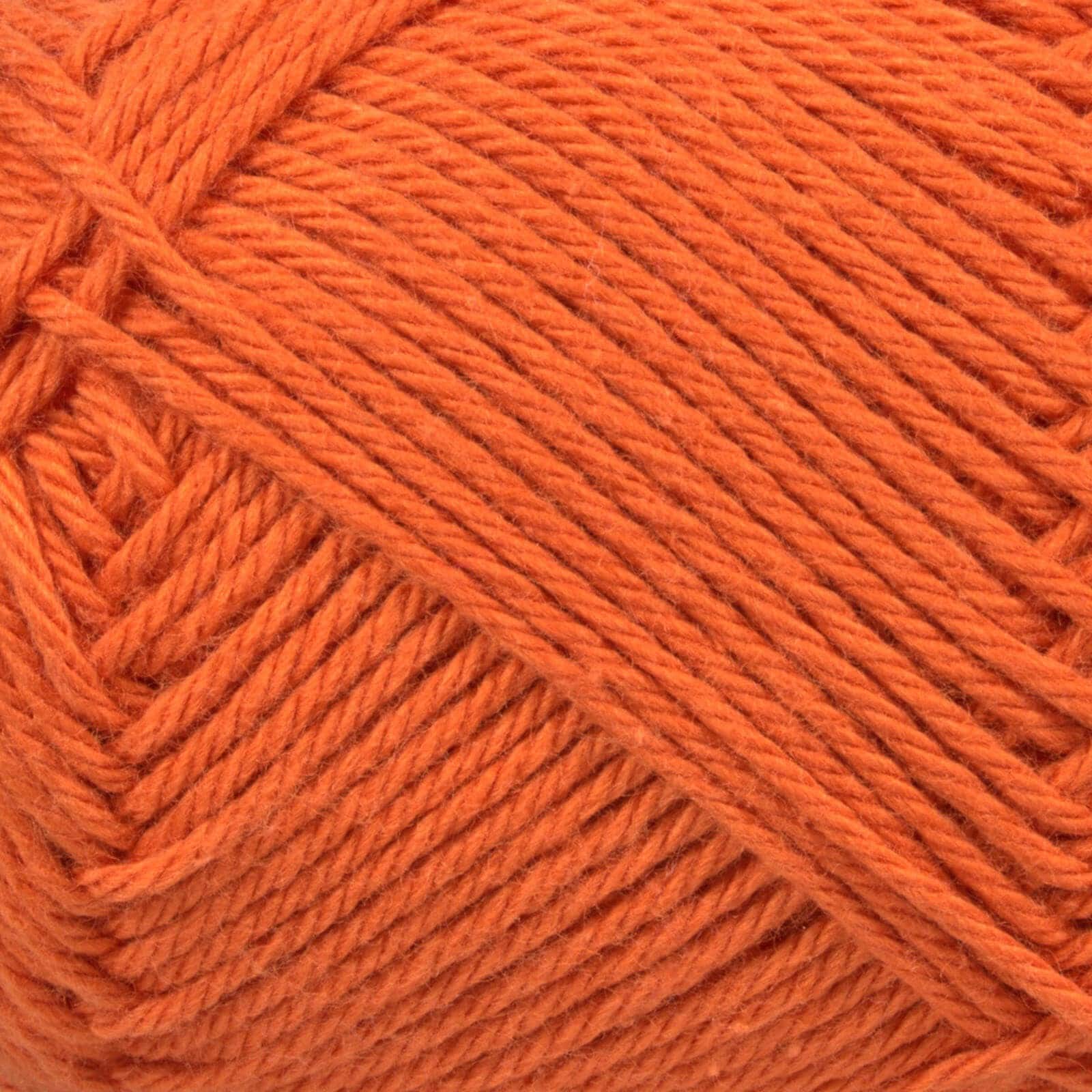 Mayflower garn Cotton 8/4 Mørk Orange 1494