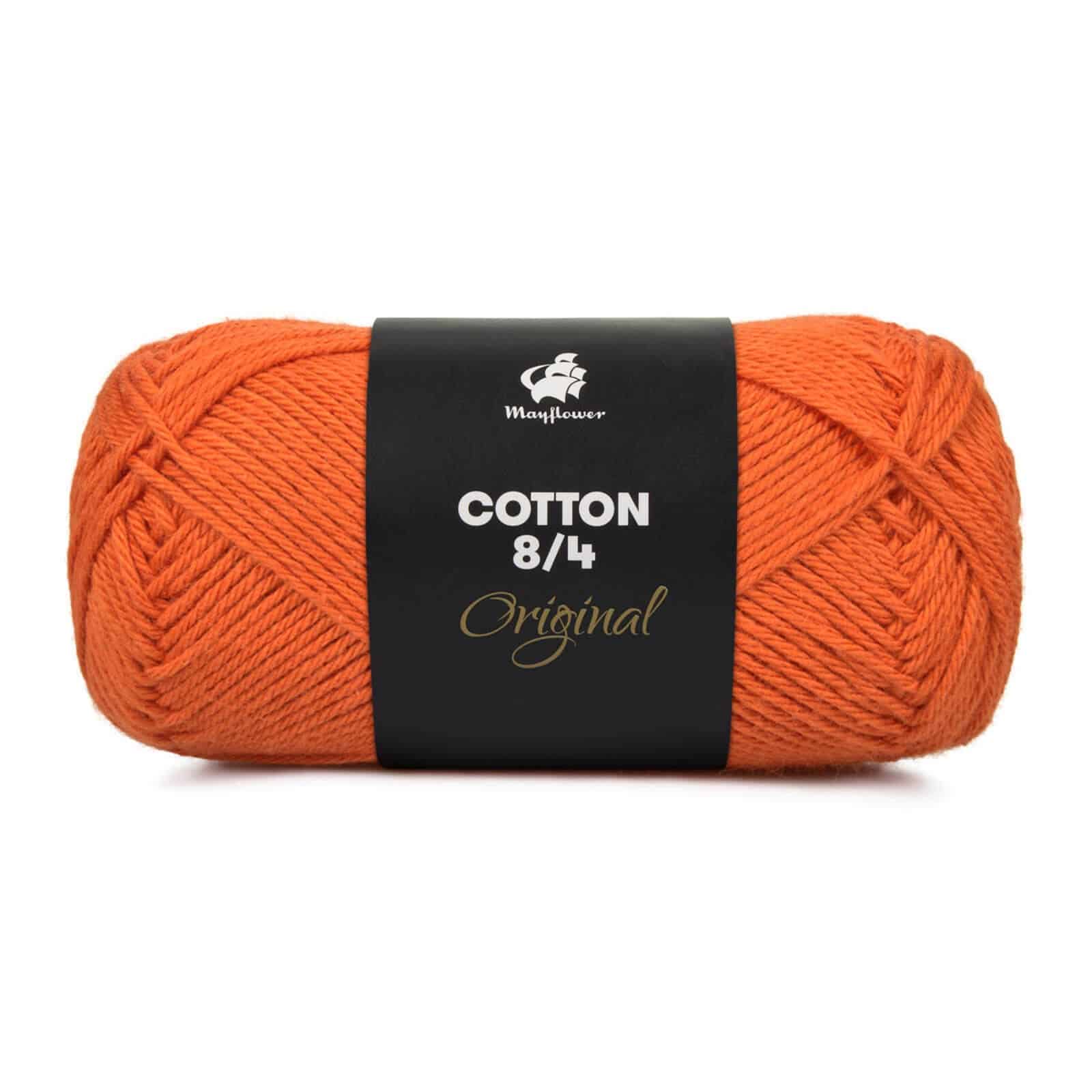 Mayflower garn Cotton 8/4 Mørk Orange 1494