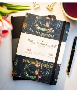 Mayland Notesbog Deluxe B5 black 160 sider 100g