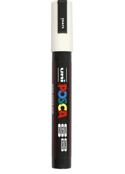 Posca tusser white PC-5M Hvid Posca tusch
