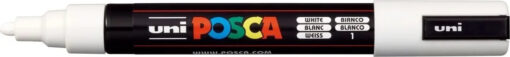 Posca tusser white PC-5M Hvid Posca tusch