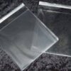 Cellofanposer til kort 16.5x16.5 cm klar med limluk 100stk