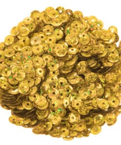 Palietter metallic guld 6mm 1400stk