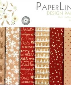 Paperline Design Papir 30ark 15x15cm 6 designs