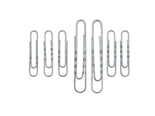 Papirclips 75mm riflede