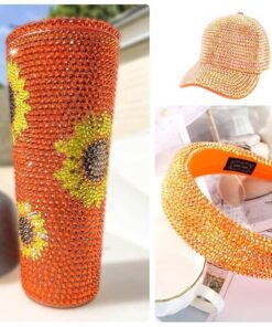 Rhinsten 3mm iriserende fersken