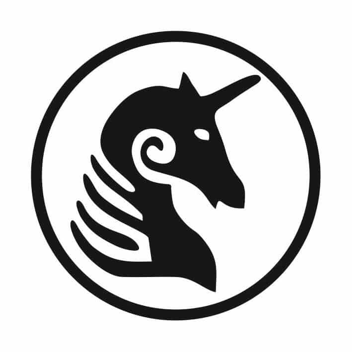 segl stempel til lak med enhjørning motiv