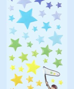 Stickers med farvede stjerner